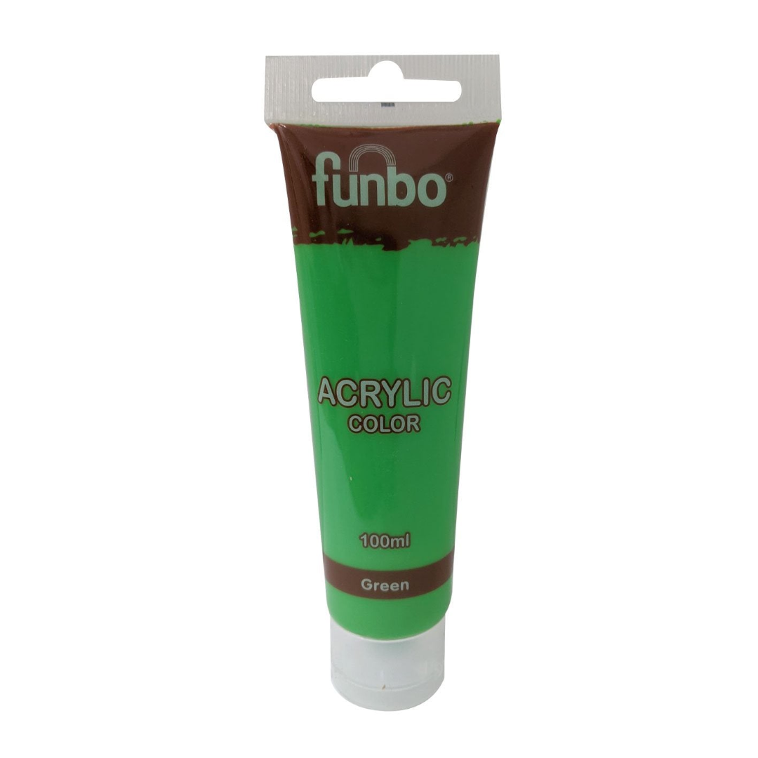Funbo Acrylic TUBE 100ml 62 GREEN FO-AC-100-062